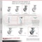 Service Caster 6 Inch V Groove Semi Steel Caster Set with Roller Bearings and Brake/Swivel Lock SCC-35S620-VGR-SLB-BSL-4 - alternate 5